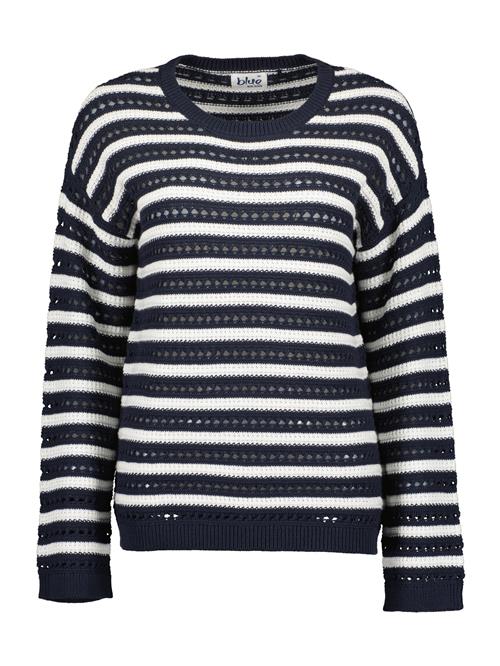 BLUE SEVEN Pullover  natblå / hvid