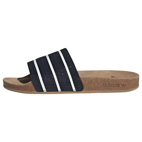 Se ADIDAS ORIGINALS Strand-/badesko 'ADILETTE'  sort / hvid ved About You