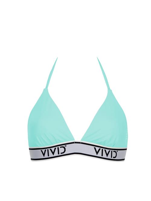 VIVID Bikinioverdel  aqua / sort / hvid