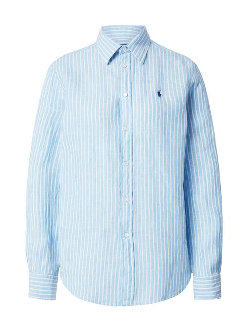 Polo Ralph Lauren Bluse 'CLASSIC'  himmelblå / hvid