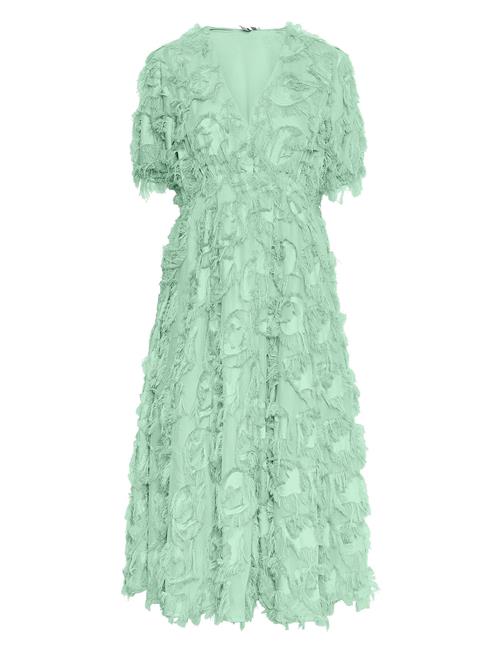 Yaspazylla 3/4 Midi Dress - Show YAS Green