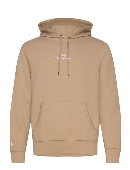 Logo Double-Knit Hoodie Polo Ralph Lauren Beige