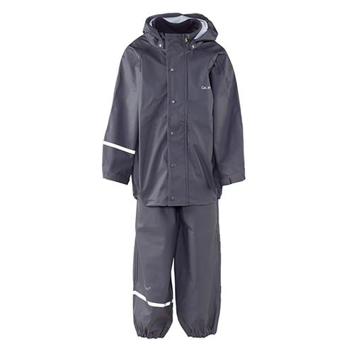 Celavi Basic Regntøjssæt Grey | Grå | 130 cm