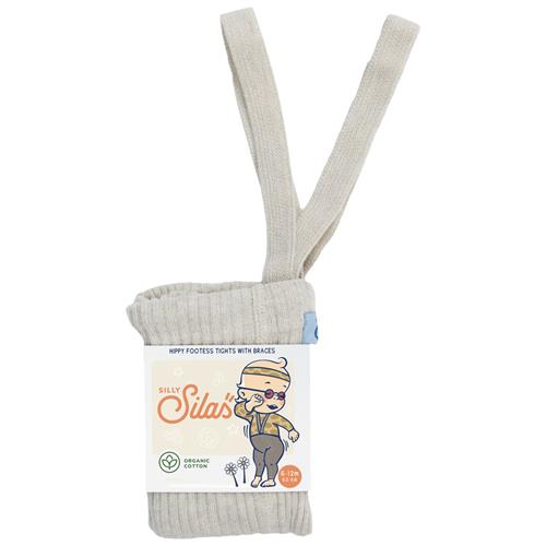 Silly Silas GOTS Hippy Fodsløse Strømpebukser Cream Blend 1-2 Y  Creme  1-2 år  Unisex