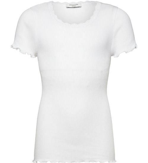 Rosemunde T-shirt - Rib - Balta - New White