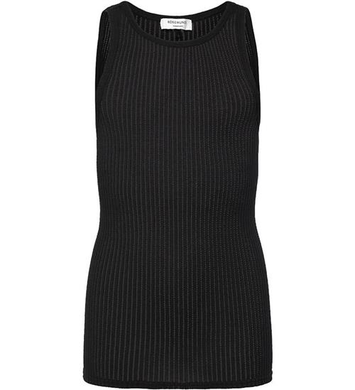 Rosemunde Tanktop - Rib - Baku - Sort