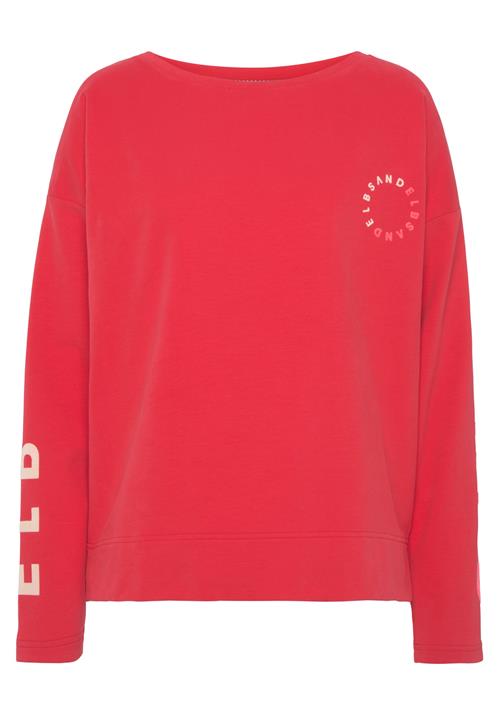 Se Elbsand Sweatshirt  rød / hvid ved About You