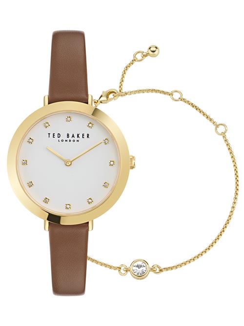 Ted Baker Analogt ur 'Ammy Iconic'  brun / guld / hvid