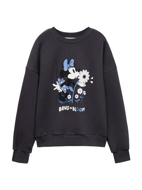 MANGO KIDS Sweatshirt 'BLOOM'  blå / antracit / sort / hvid