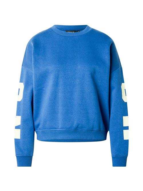 ONLY Sweatshirt  blå / hvid