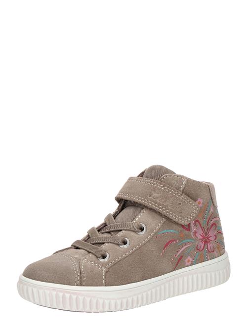 LURCHI Sneakers  mørkebeige / lyseblå / lys pink / rød