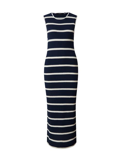 VERO MODA Strikkjole 'VMWANDA'  ecru / navy