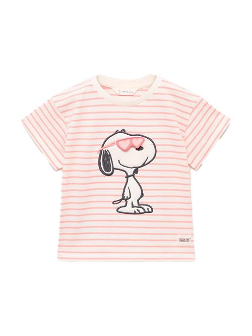 MANGO KIDS Bluser & t-shirts 'SYFLAP'  koral / sort / hvid