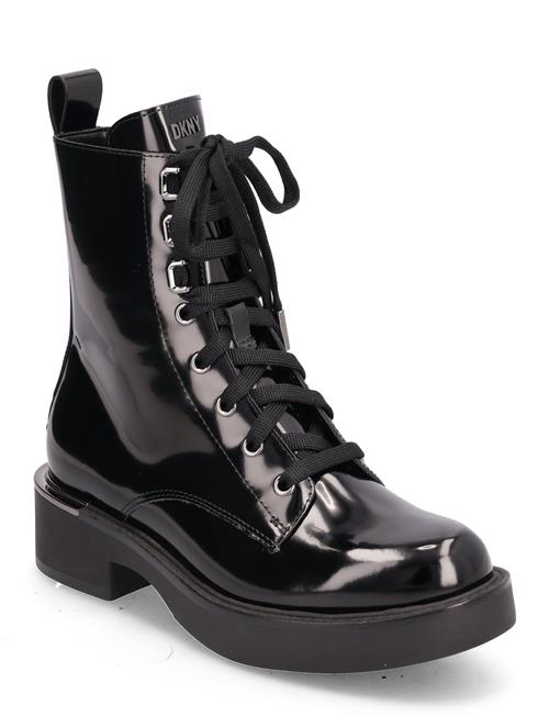 Se Talma - Combat Boot DKNY Black ved Booztlet