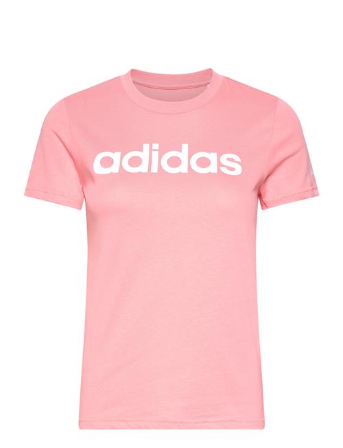 Essentials Slim Logo T-Shirt Adidas Sportswear Pink