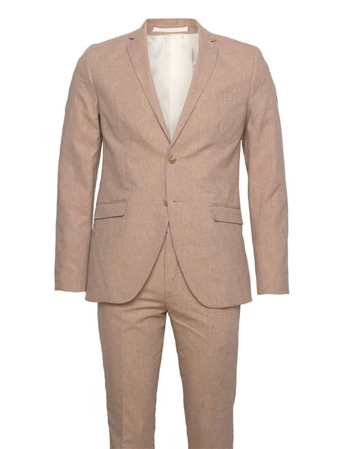 Jack & Jones Jprriviera Linen Suit Slim Fit Jack & J S Beige