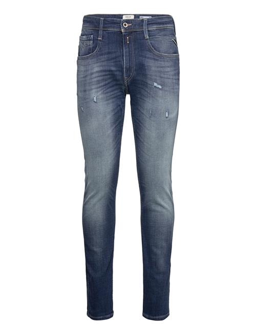 Anbass Trousers Slim Replay Blue