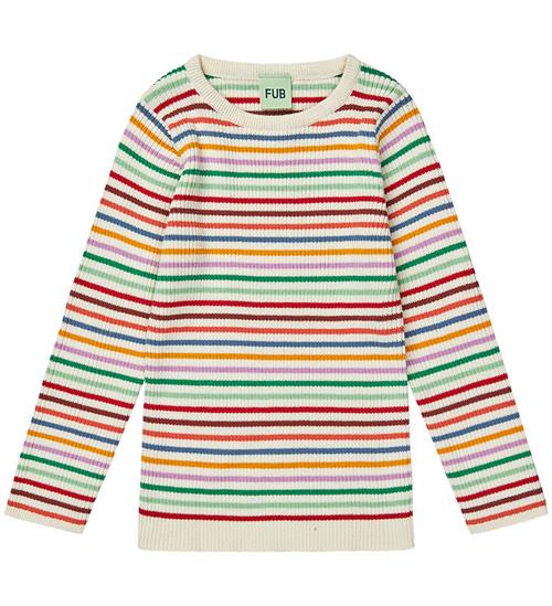 Se FUB Bluse Rib - Multi Stripe ved KidsWorld