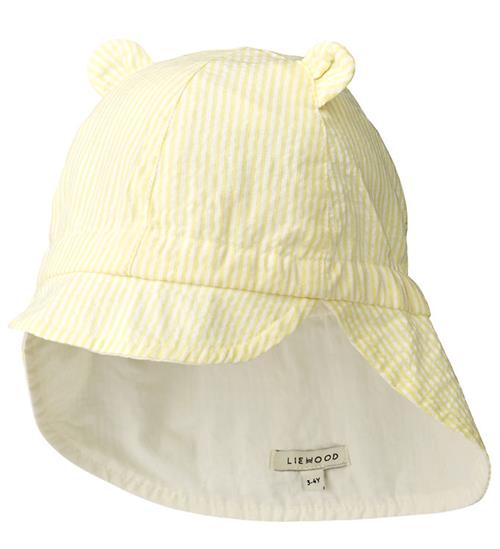 Liewood Solhat - Gorm - Vendbar - Stripe Lemonade/Creme De La Cr