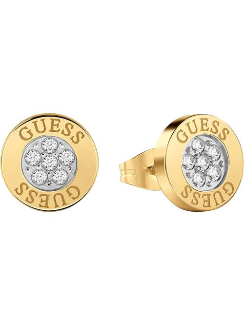 GUESS Øreringe  guld / transparent