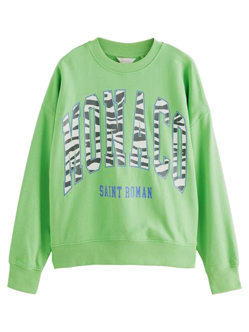 Se Next Sweatshirt  blå / grøn / sort / hvid ved About You