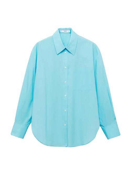 Se MANGO Bluse 'JAGUAR'  aqua ved About You