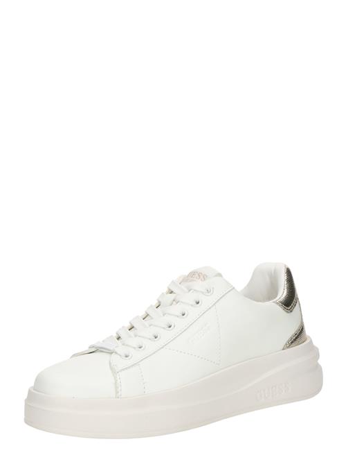 Se GUESS Sneaker low 'ELBINA'  sølv / hvid ved About You