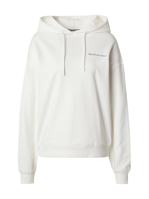 QS Sweatshirt  mørkegrøn / hvid