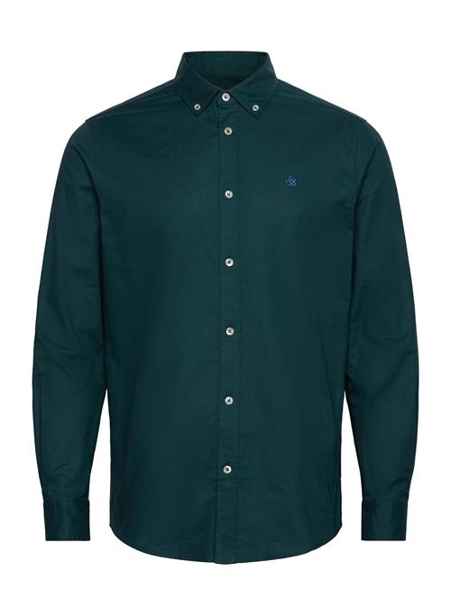 Seasonal Core - Regular Fit Solid Oxford Shirt Scotch & Soda Green