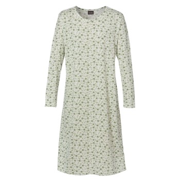 Trofé Trofe Bamboo Long Sleeve Dress Grøn blomstret X-Large Dame