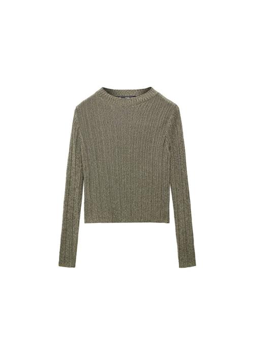 MANGO Pullover 'Flash'  mørkegrøn