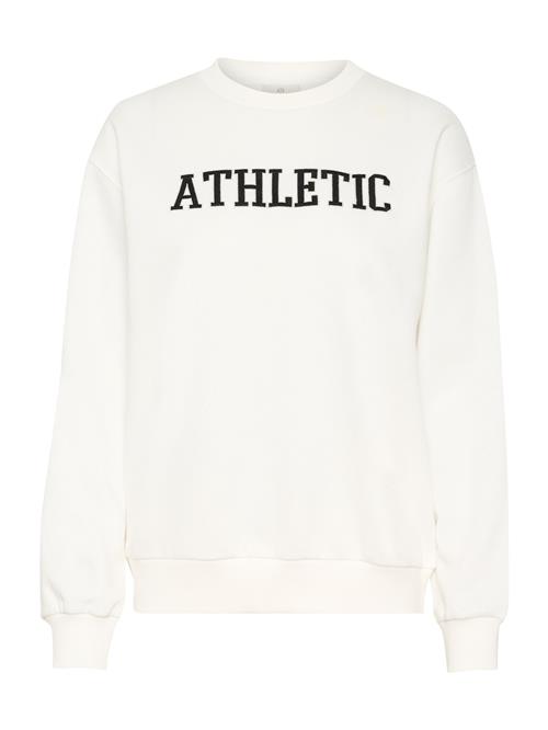 Se Kaffe Sweatshirt 'Viola'  sort / hvid ved About You