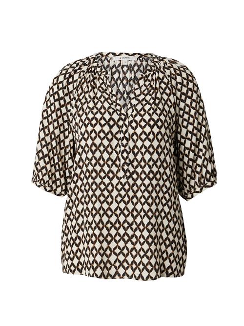 GARCIA Bluse  brun / sort / hvid