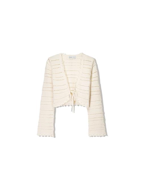 Bershka Cardigan  ecru