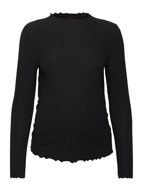 Olmemma L/S High Neck Top Jrs Noos Only Maternity Black