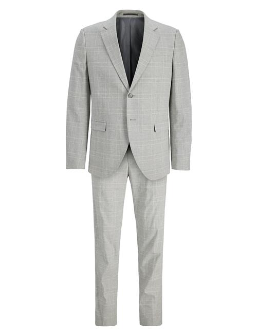 Jack & Jones Jprriviera Linen Suit Slim Fit Jack & J S Grey