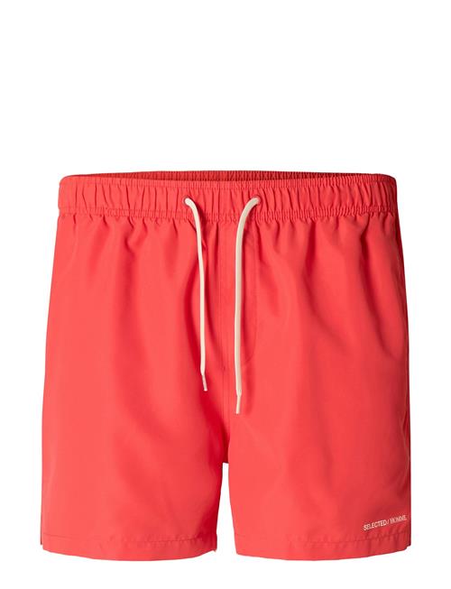 Slhdane-Swimshorts Selected Homme Red