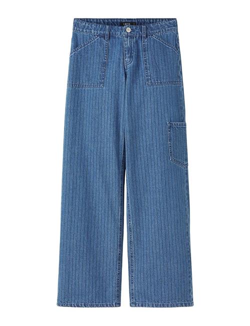 Nlfpinizza Dnm Lw Wide Cargo Pant LMTD Blue