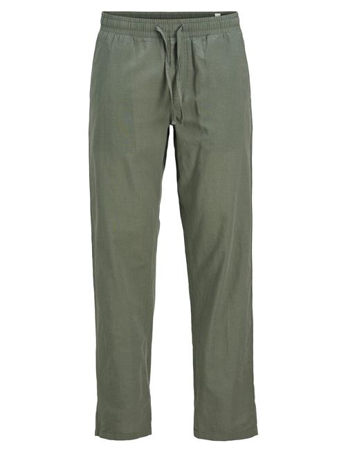 Jack & Jones Jpstkane Jjsummer Linen Blend Jogger Sn Jack & J S Khaki