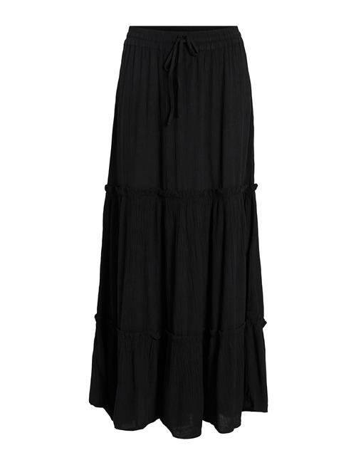 Vimesa Hw Long Skirt/Su/Ft/Ka Vila Black
