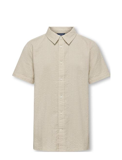 Kobnoah Seersucker Shirt Wvn Kids Only Beige