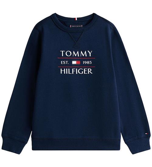 Tommy Hilfiger Sweatshirt - Flag Hilfiger - Dark Night Navy