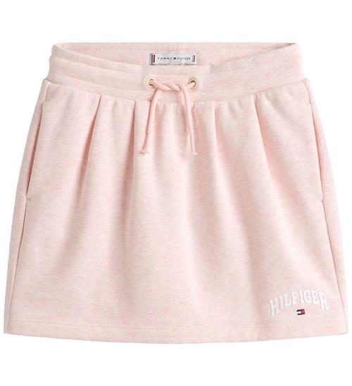 Tommy Hilfiger Nederdel - Pleat Terry - Coral Ice Heather