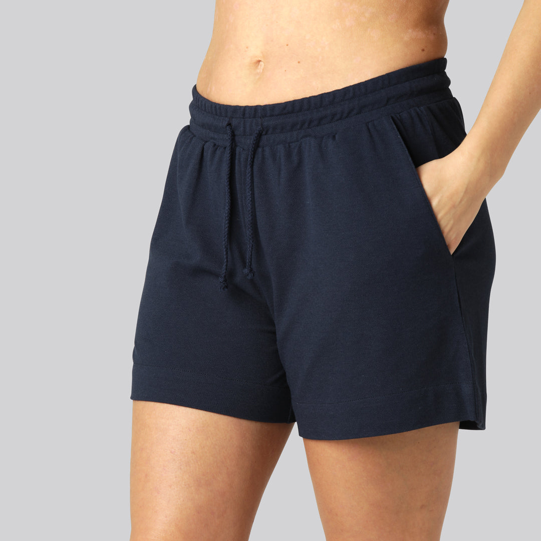 Bambus hverdagsshorts navy damer