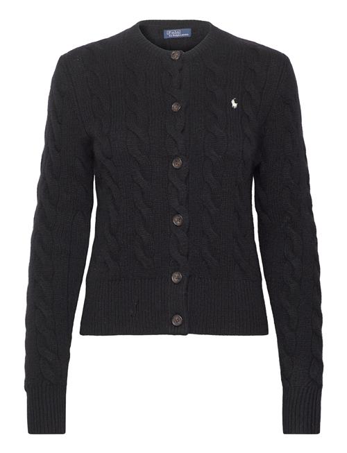 Cable-Knit Wool-Cashmere Cardigan Polo Ralph Lauren Black