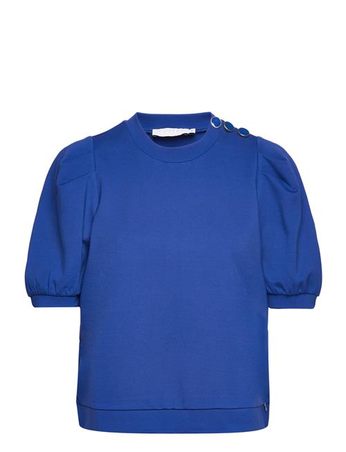 Sweat Shirt With Pleats Coster Copenhagen Blue