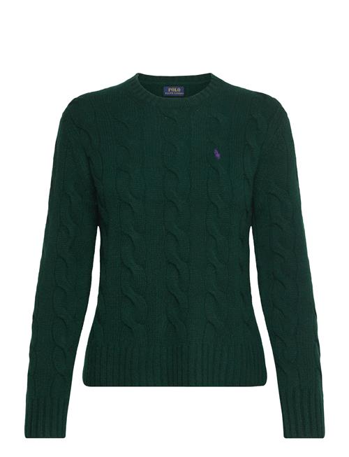 Classic Fit Cable Wool-Cashmere Sweater Polo Ralph Lauren Green