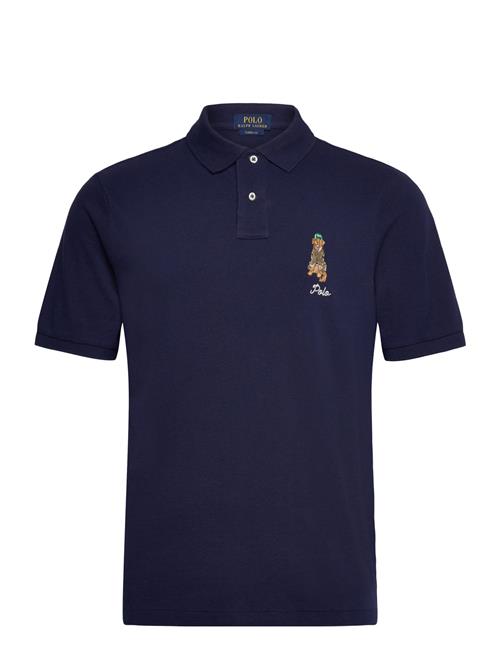 Classic Fit Polo Bear Mesh Polo Shirt Polo Ralph Lauren Navy