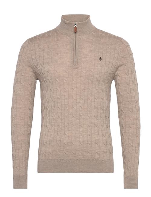 Merino Cable John Zip Morris Beige