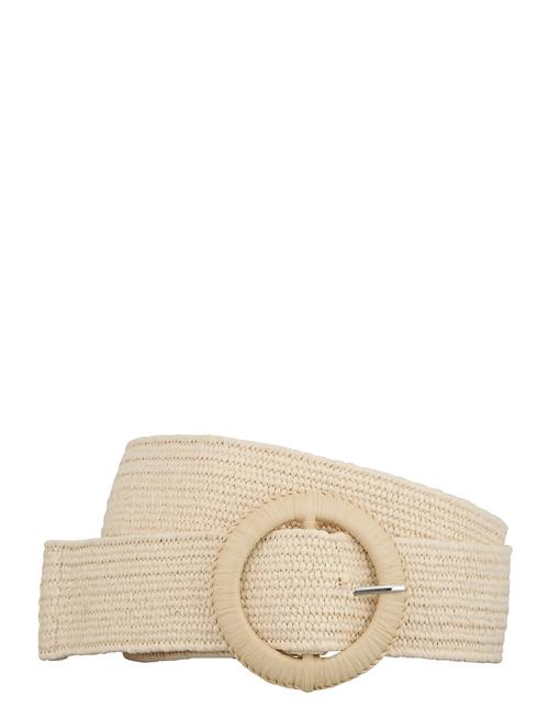 Wide Zia Belt Becksöndergaard Beige